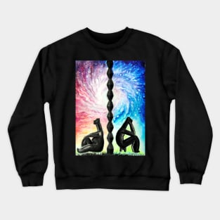 The thinker and the endless column Crewneck Sweatshirt